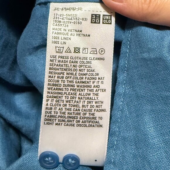Uniqlo Premium Linen Shirt - Picture 6 of 6
